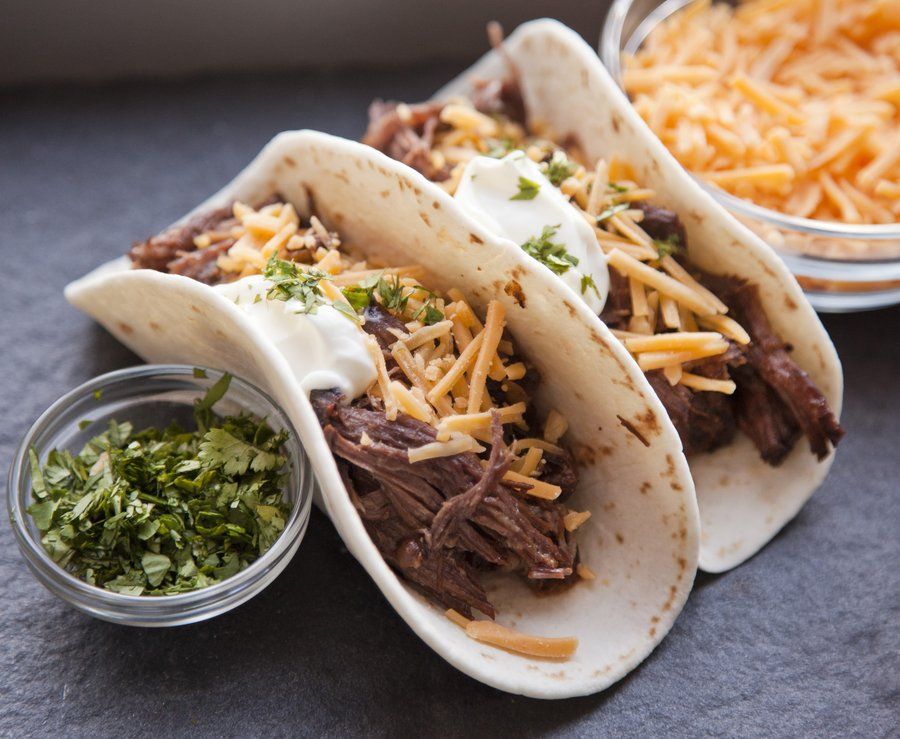 BBQ Shredded Beef Tacos