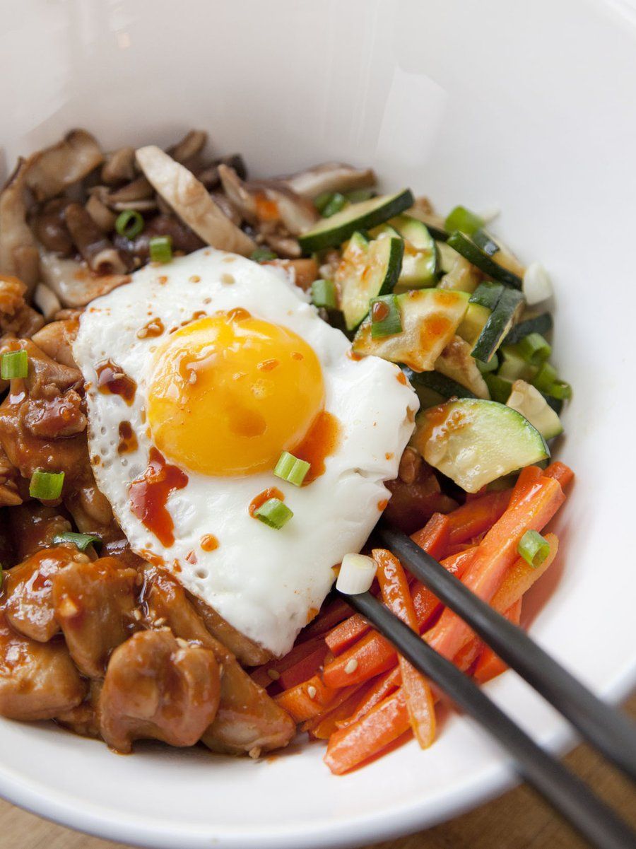 Spicy Chicken Bibimbap