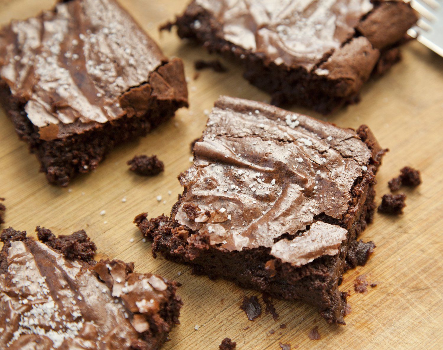 Chocolate Brownies with Fleur de Sel