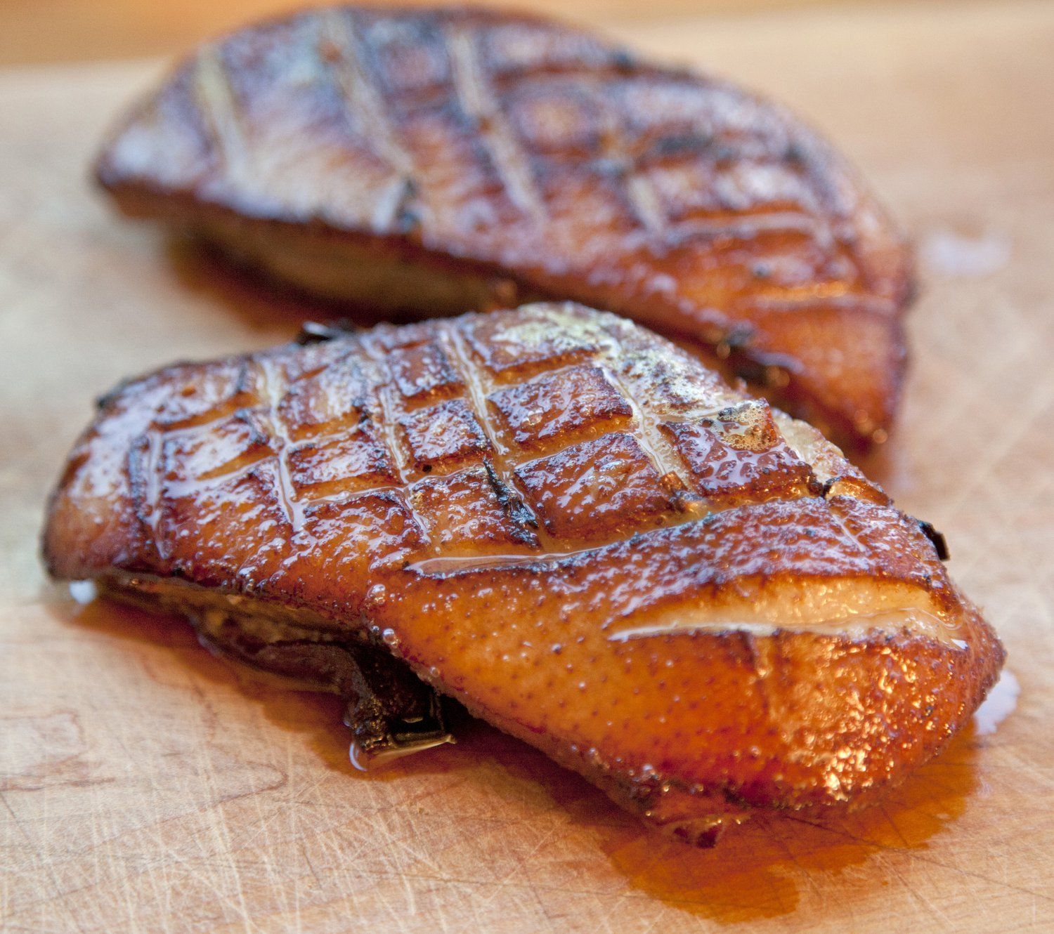 Red Wine Seared Duck Breasts