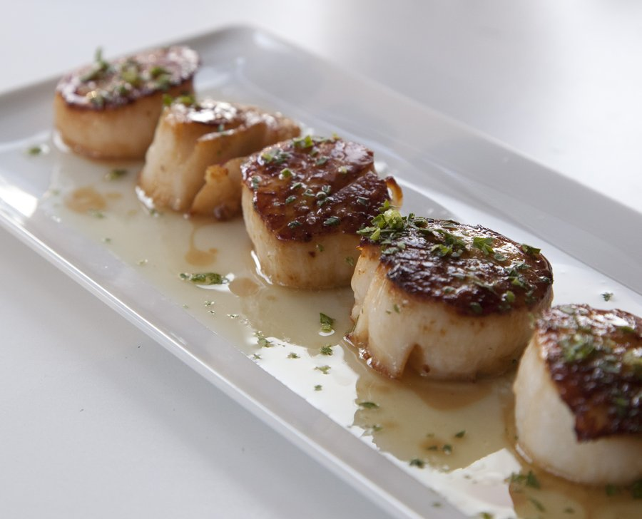 Seared Scallops In Lemon Butter