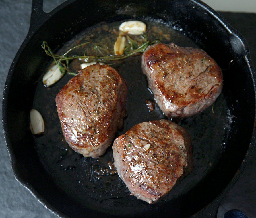 Cast Iron Filet Mignon - The Culinary Compass