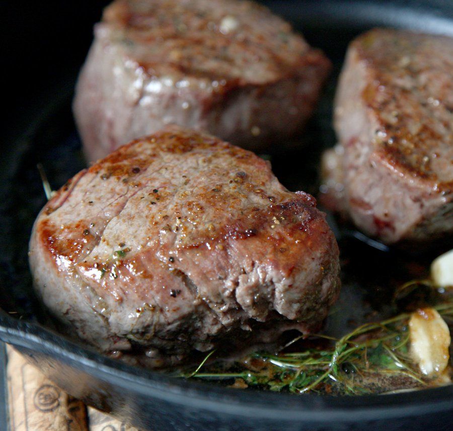 Cast Iron Filet Mignon - The Culinary Compass