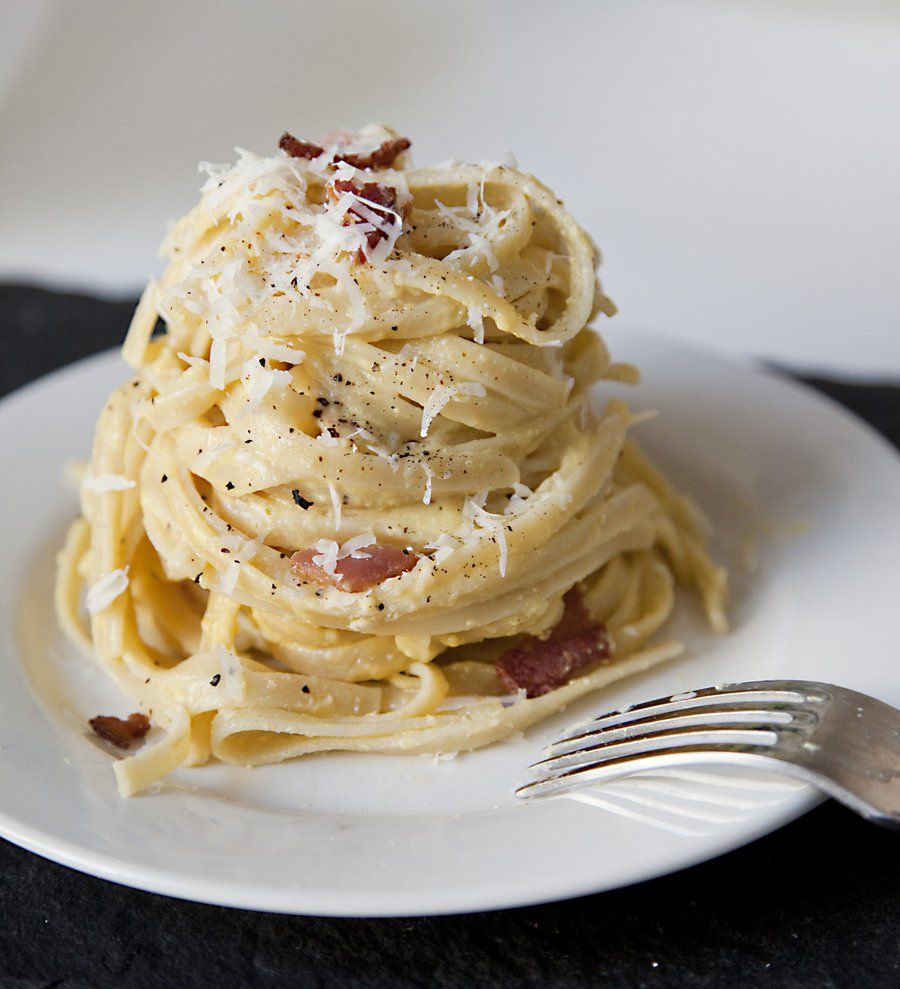 Creamy Pasta Carbonara 