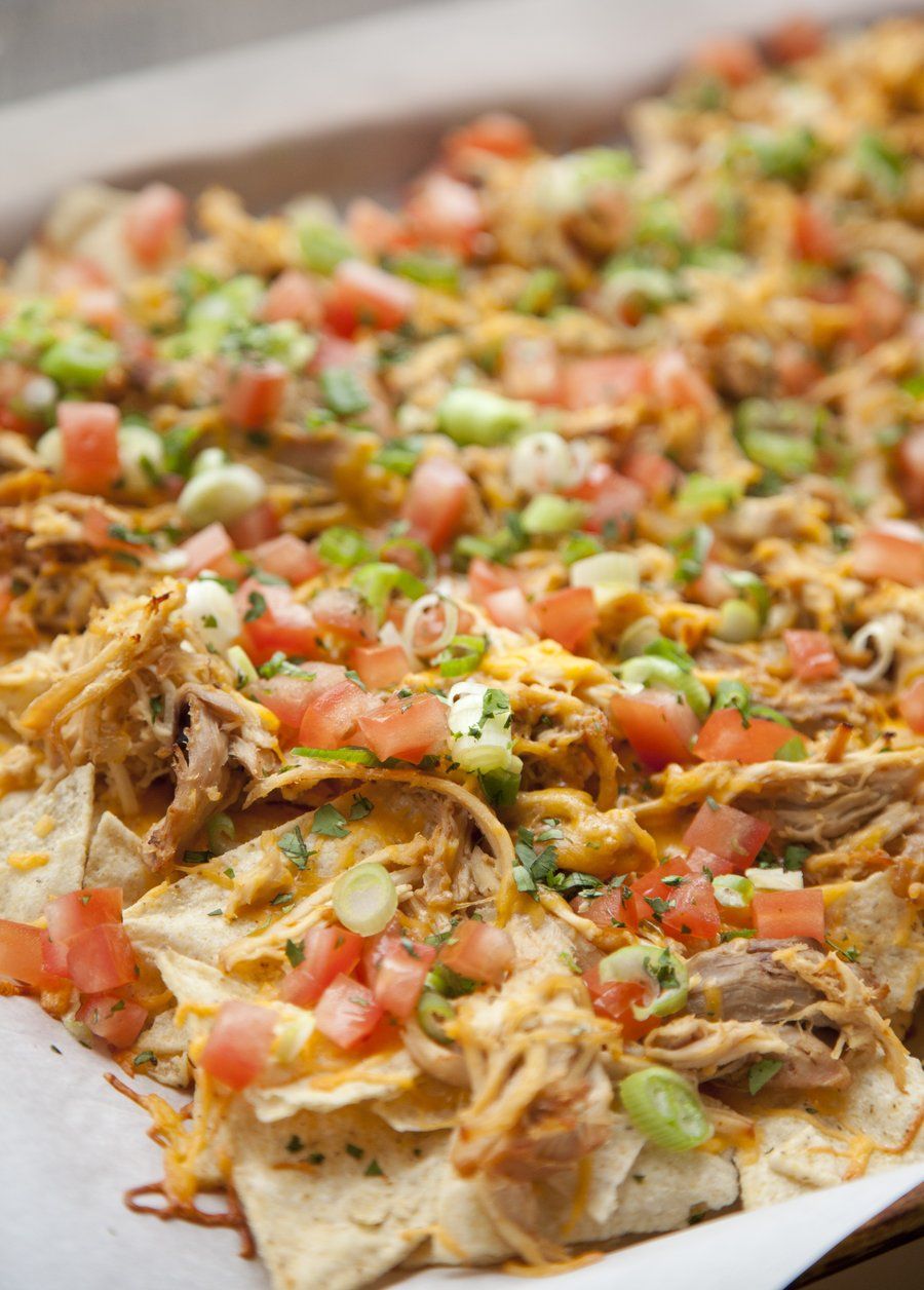 Shredded Chicken Nachos