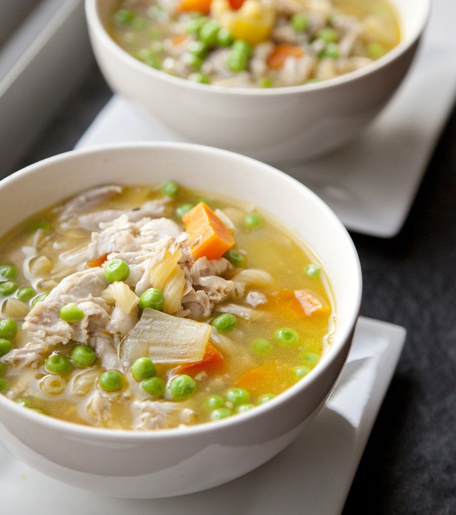 Pressure Cooked Chicken Soup