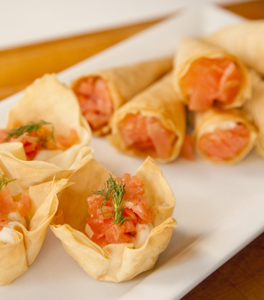 Smoked Salmon Phyllo Cups - A Delicious And Easy To Make Appetizer