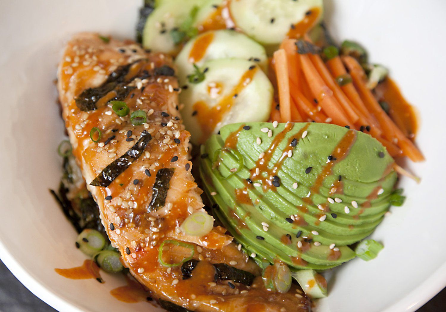 Salmon Teriyaki Bowl