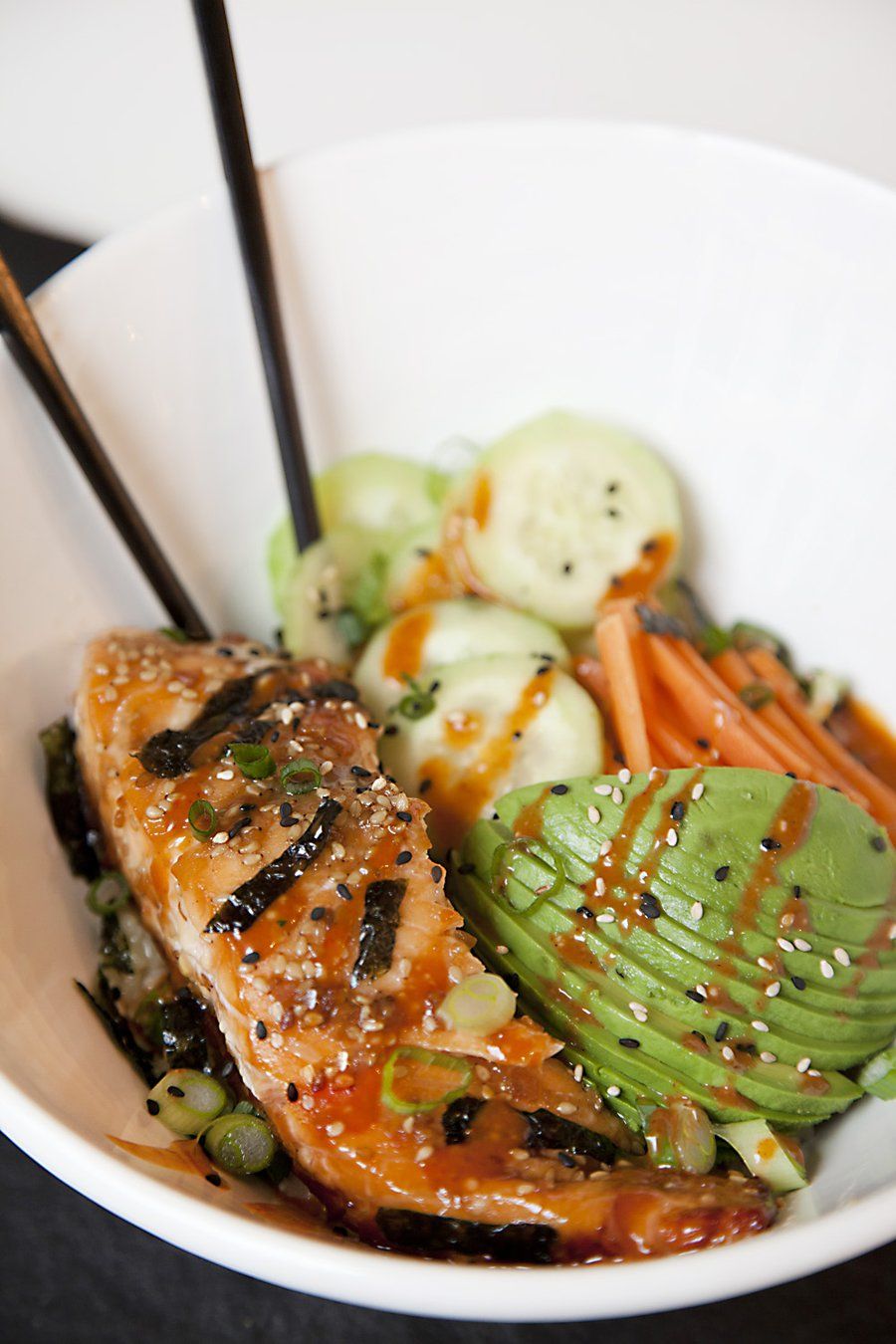 Salmon Teriyaki Bowl