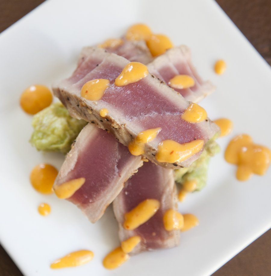 Seared Ahi Tuna Appetizer