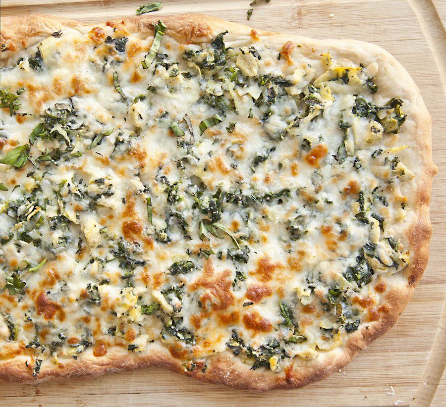 Spinach Artichoke Pizza