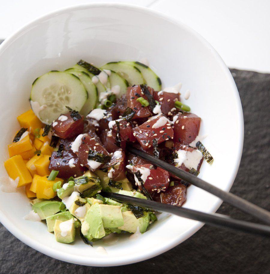 Yellowfin Tuna Poke Bowls