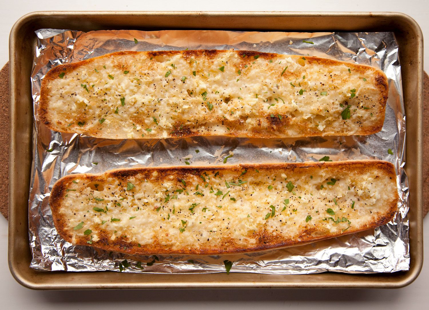 Homemade Cheesy Garlic Bread